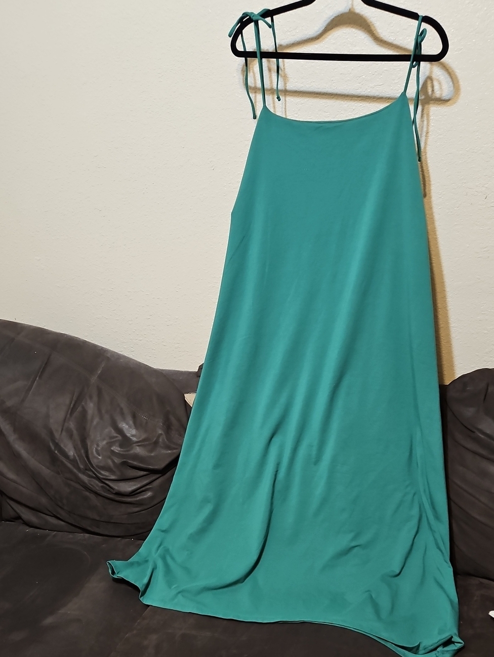 a new day Teal Maxi Skirt with Tie Straps